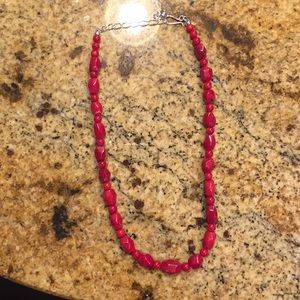 Red stone necklace by jay kings